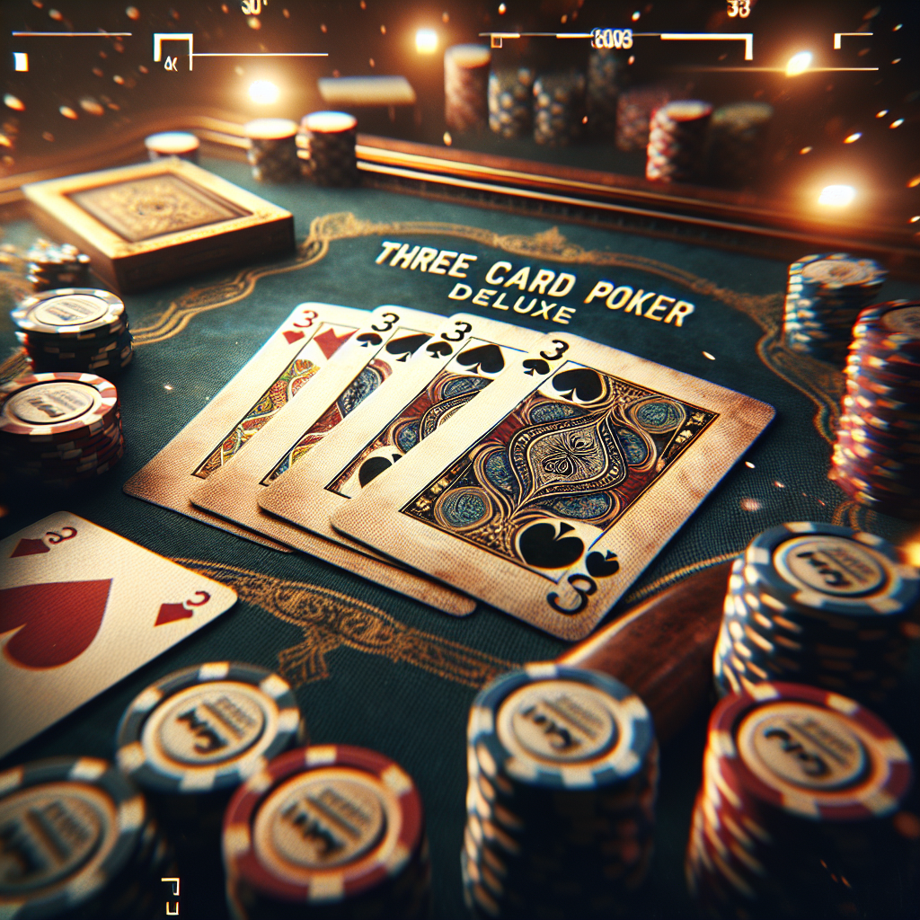 «Открой мир покера с Three Card Poker Deluxe»